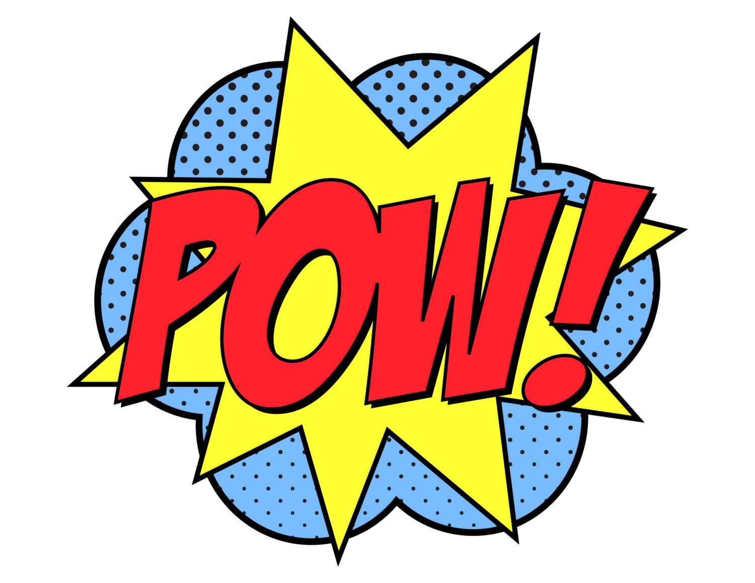 Superhero Pow Clipart