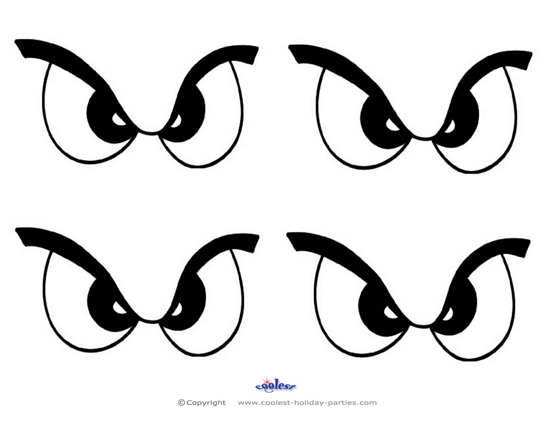 Best Photos of Printable Eye Stencils - Jack O Lantern Faces ...