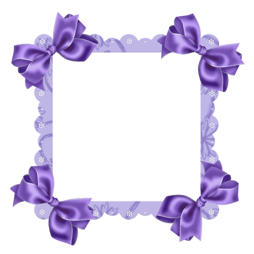 Purple Frame Flowers - ClipArt Best