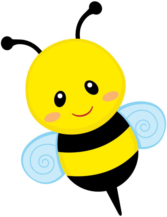 Cartoon bumble bee clip art