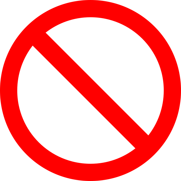 Just Say No Clipart