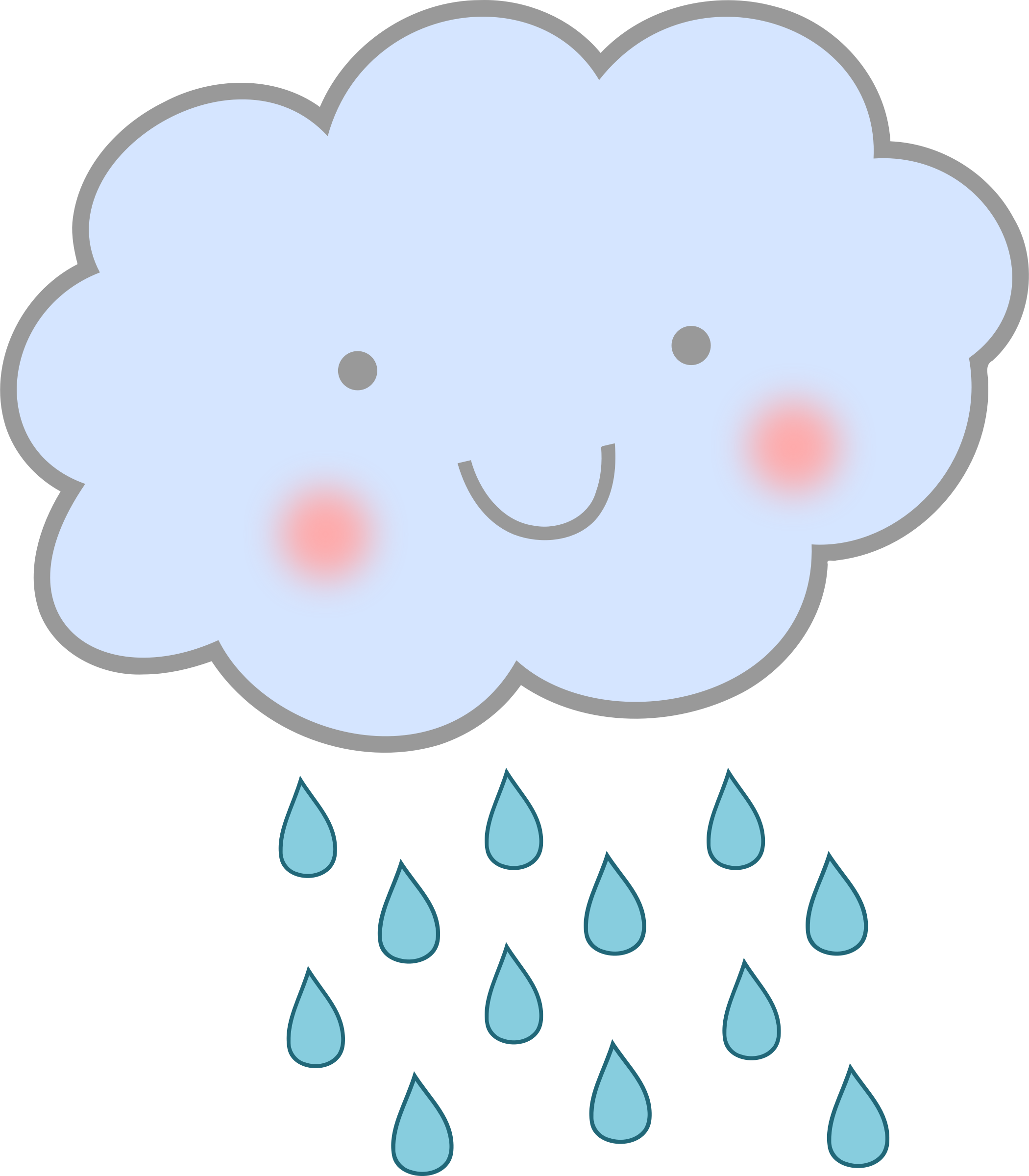 Cute cloud clipart