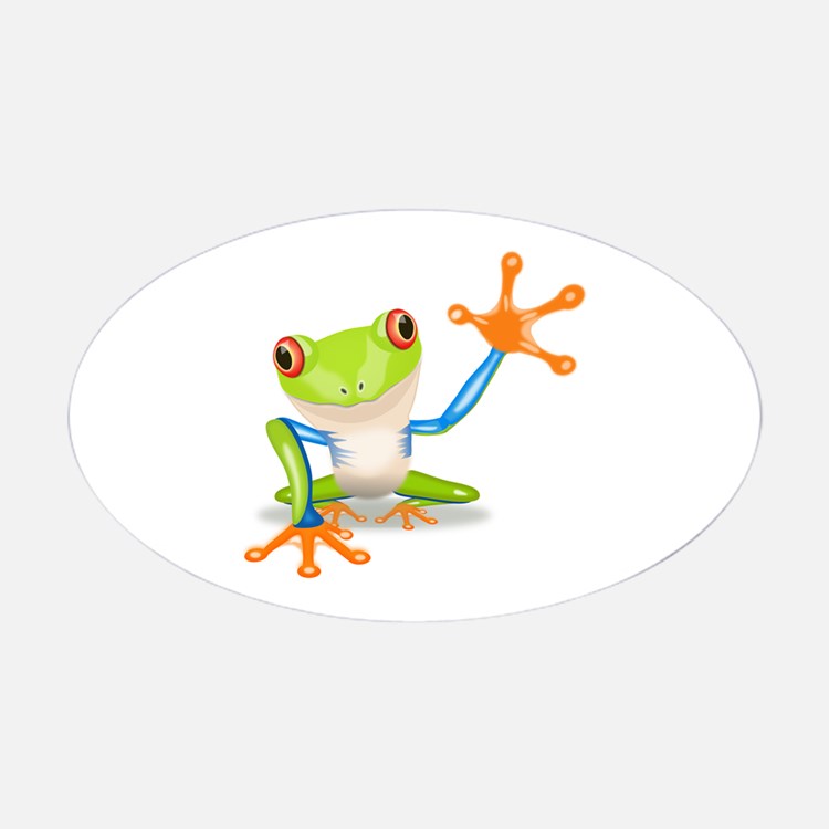 Red Eyed Tree Frog Stickers | Red Eyed Tree Frog Sticker Designs ...