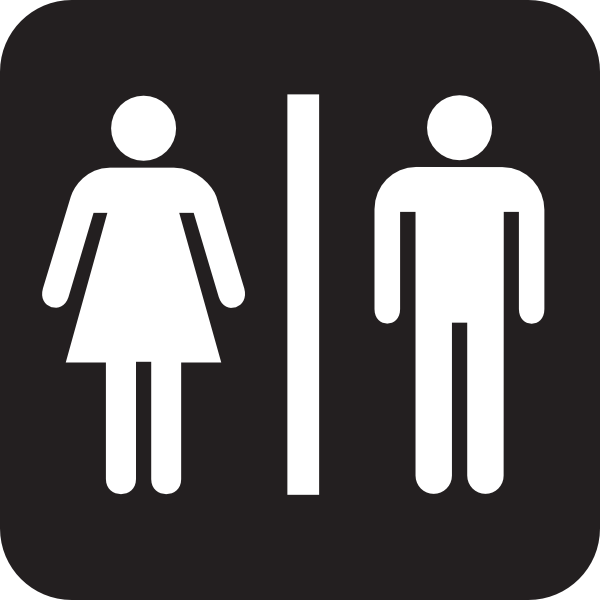 Ladies room sign clipart