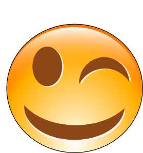 Winking Smiley Clip Art - vector clip art online ...