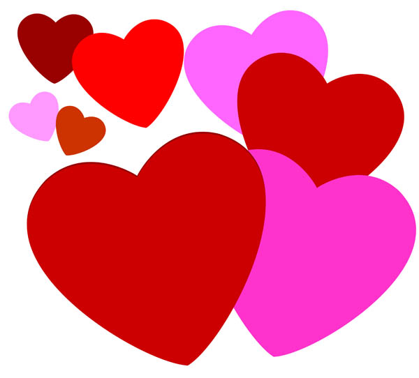 Love and hearts clipart