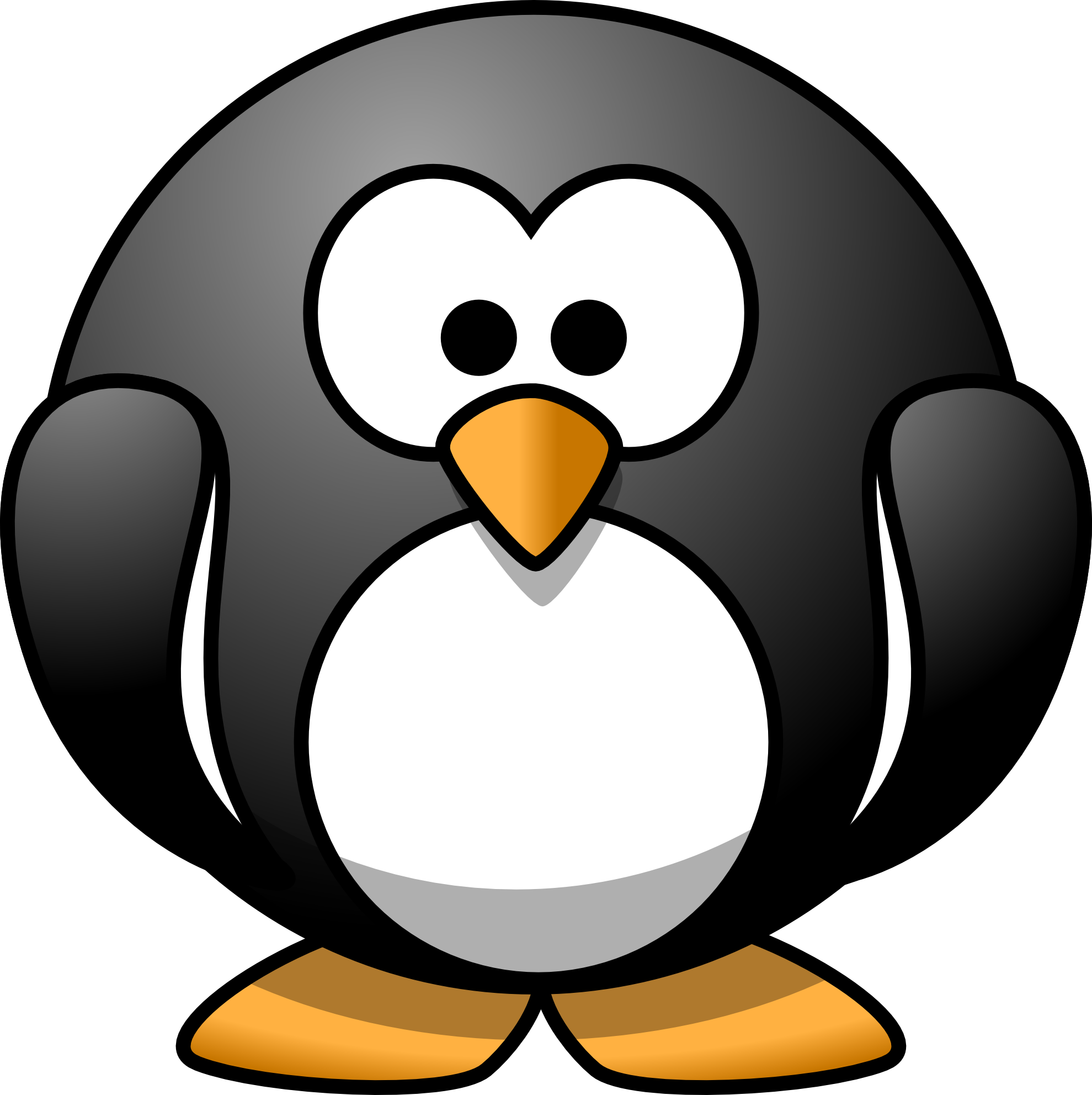 cartoon penguin SVG