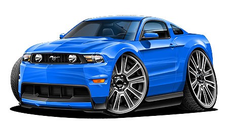 Muscle Car Clipart - Images, Illustrations, Photos