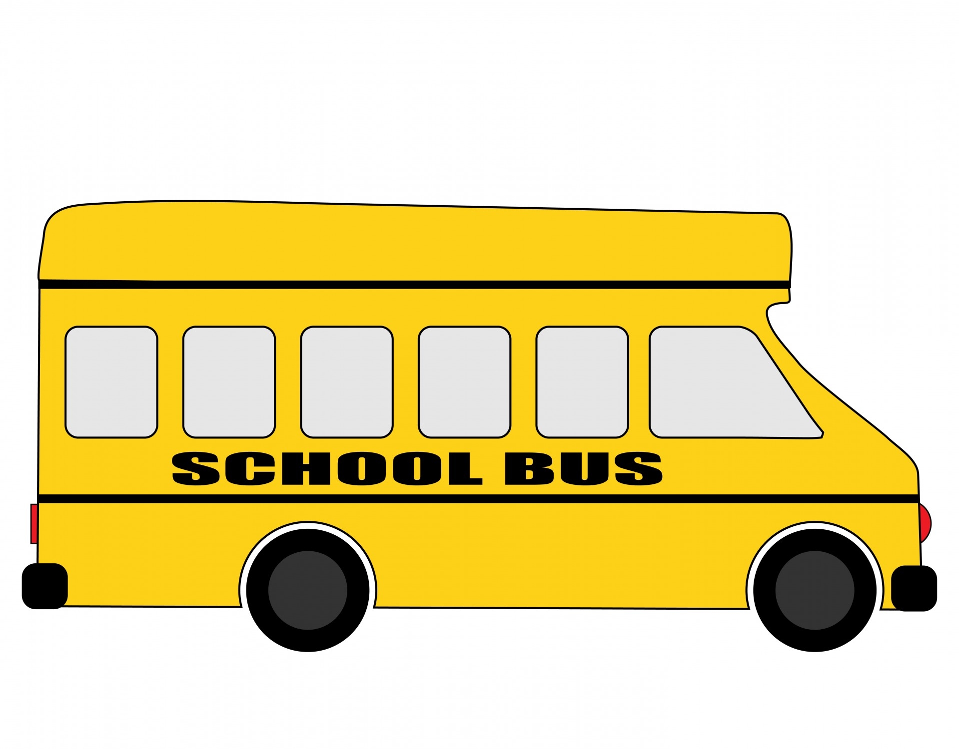 Short School Bus Clipart