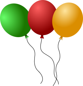 Balloons clip art - vector clip art online, royalty free & public ...