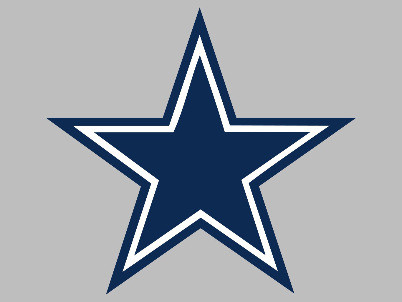 Free clipart dallas cowboys star