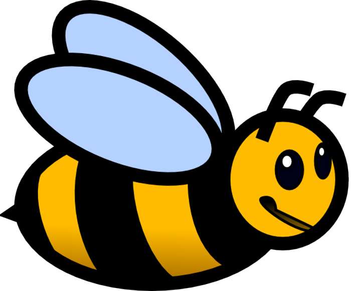 Cute bee clip art