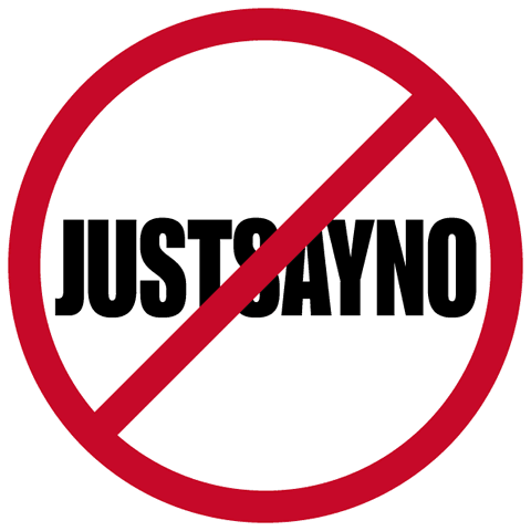 Just Say No Sign - ClipArt Best