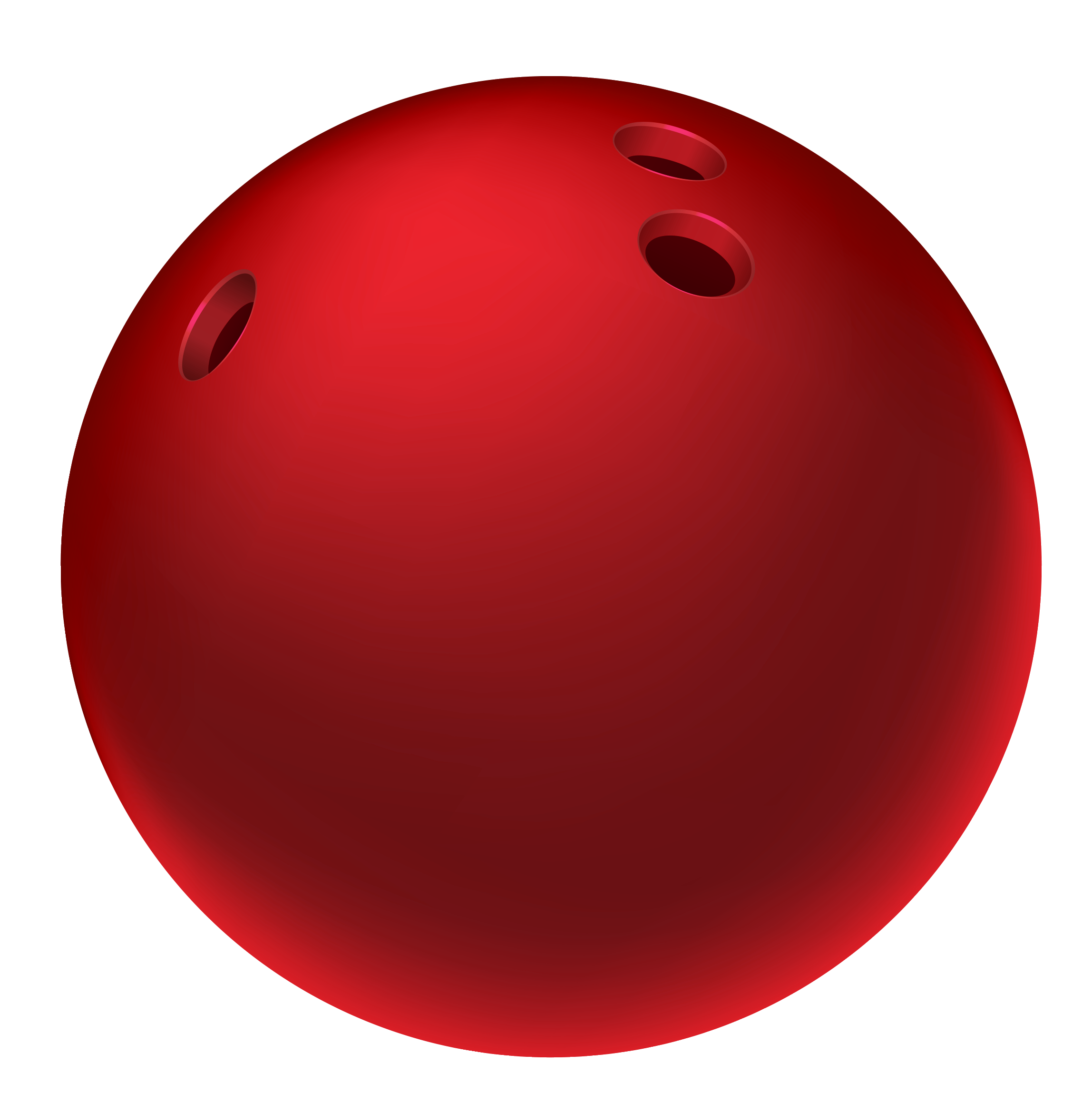 Red Bowling Ball PNG Clipart Picture