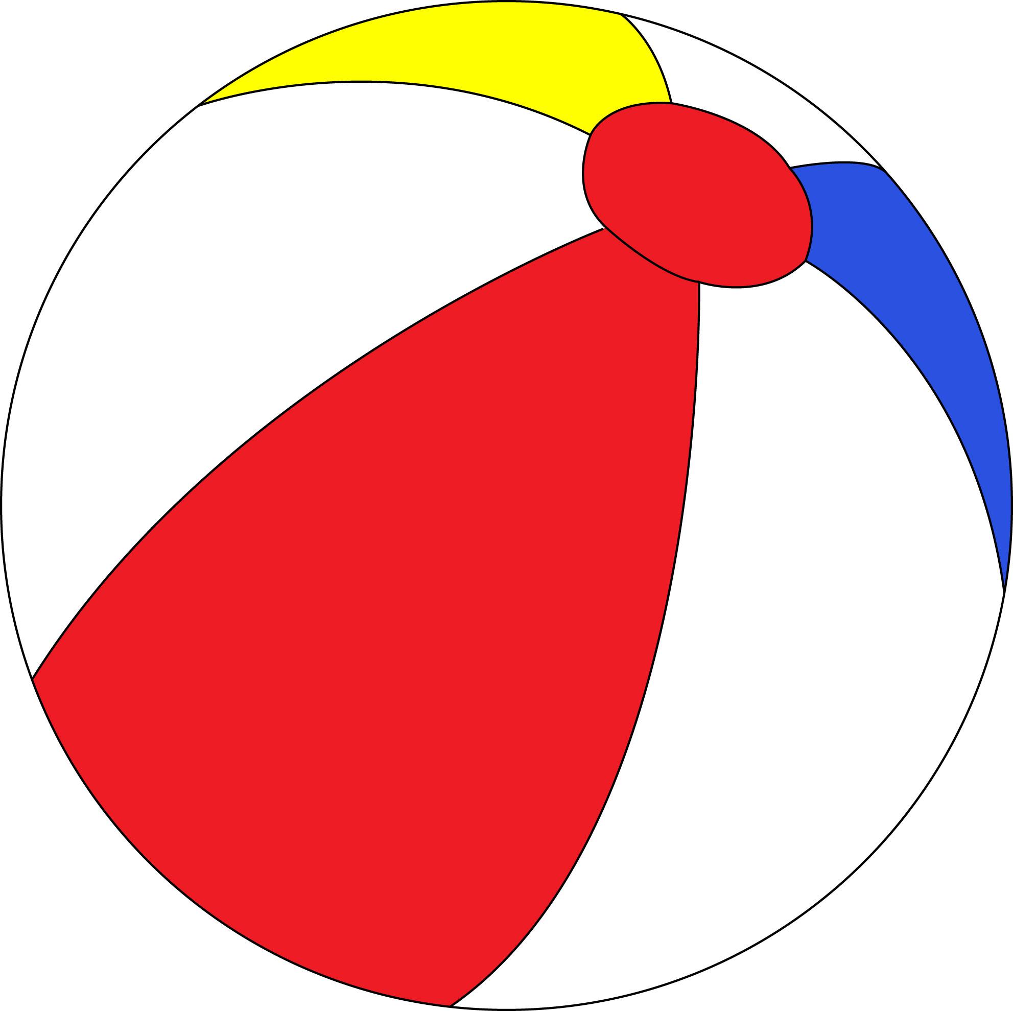 Clipart beach ball