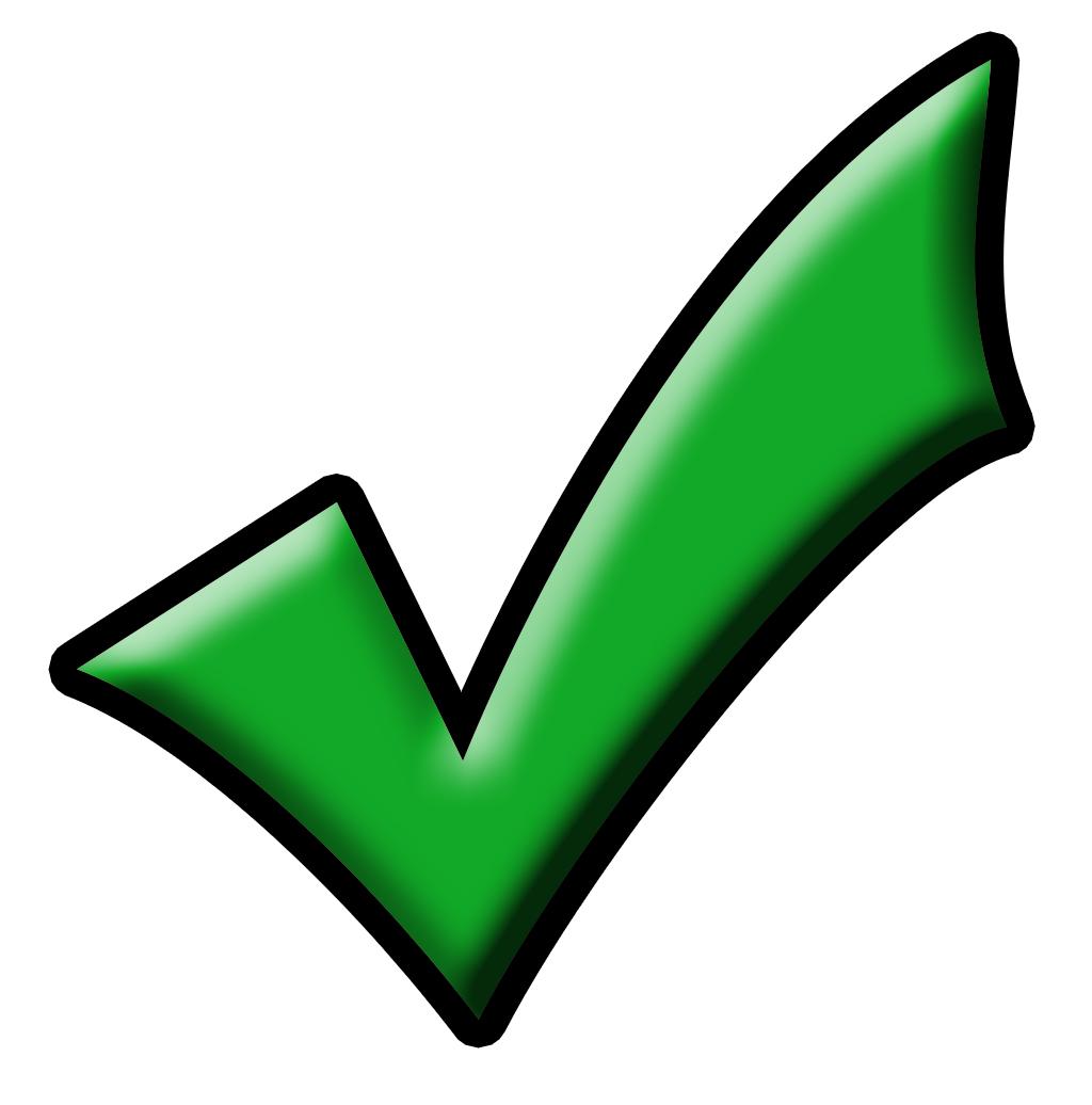 Clipart check mark transparent background