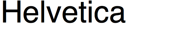 Helvetica