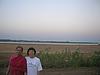 Jyotsna and Kim Kamat on Honavar Beach