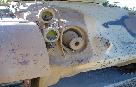 Weathered paint M47 tank