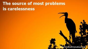 Carelessness quote #2