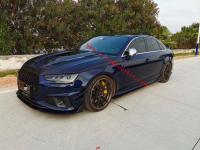 Audi S4 dry carbon fiber front lip rear lip side skirts spoiler