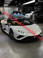 Lamborghini Huracan EVO front lip side skirts spoiler wing carbon fiber