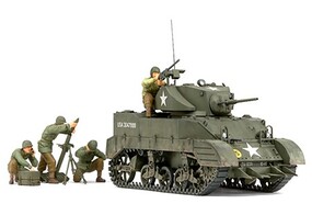 US Light Tank M5A1 w/4 Figures