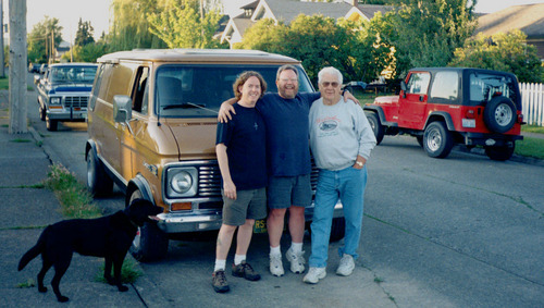 ... Red Jeep Wrangler, and of course the ‘76 Chevy Love Machine. The big