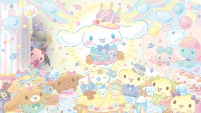 Cinnamoroll, Birthday, 5K, Cute cartoon