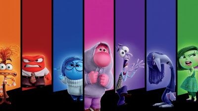 Inside Out 2, Character art, Ultrawide, 5K, Animation movies