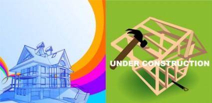 Two constructionrelated clip art