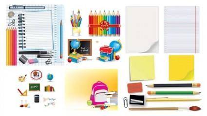 Student stationery vector