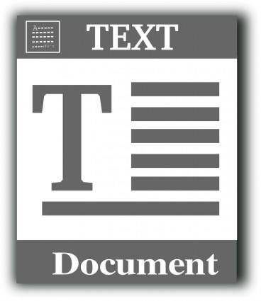 Text file icon