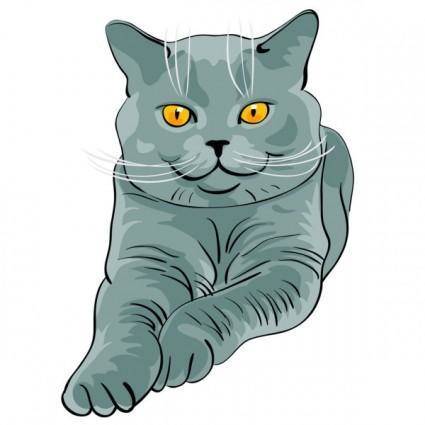 Animal cat 02 vector