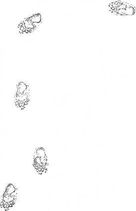 Bear Prints clip art