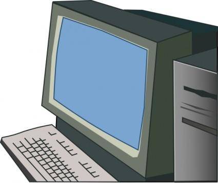 Desktop Computer clip art