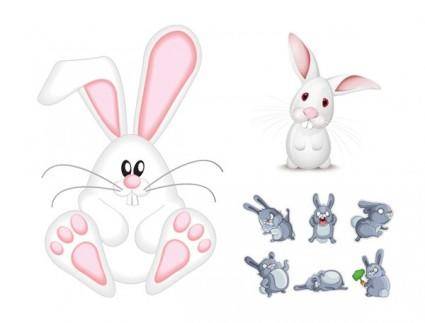 Vector cute rabbit