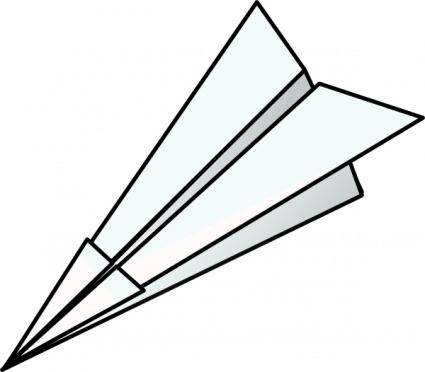 Toy Paper Plane clip art