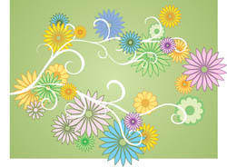 Flower Vector Daisies