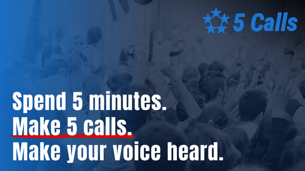 5 Calls: Make your voice heard