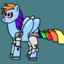 Metal Rainbow Dash's HQ