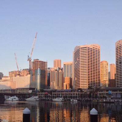 Sunset at Darling Harbour. #latergram #nofilter #Sydney #Australia (at Darling Harbour, Sydney)