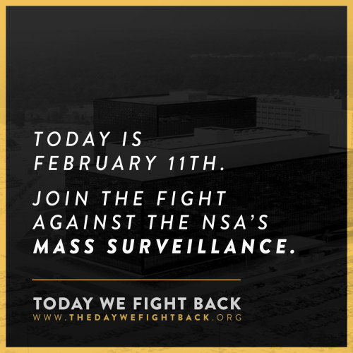 demand-progress:
“ The NSA “is gathering nearly 5 billion records a day on the whereabouts of cellphones around the world.” (Washington Post)
Join us in protesting the National Security Agency’s wide-ranging invasion of privacy.
Take action →
”
This...