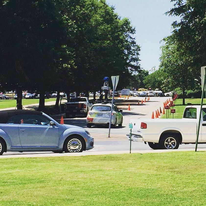 Spotted the @googlemaps car at the Capitol today. Pretty sure they drove through the tunnel. #arpx #arkansas http://ift.tt/295gFOx