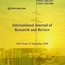 Profile image of International Journal of Research & Review (IJRR)