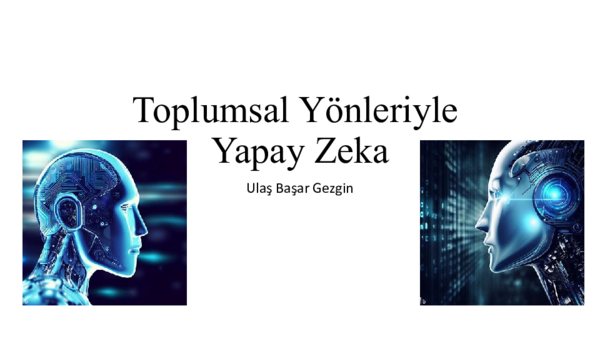 First page of “Toplumsal Yonleriyle Yapay Zeka”