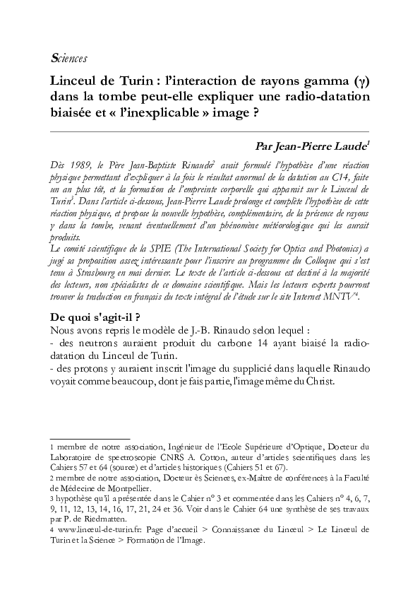 First page of “MNTV Version finale de l'article de JPL”