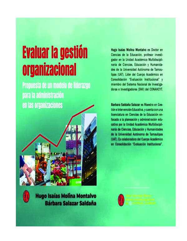 First page of “Evaluar la gestión organizacional Propuesta de un modelo de liderazgo para la administración en las organizaciones”