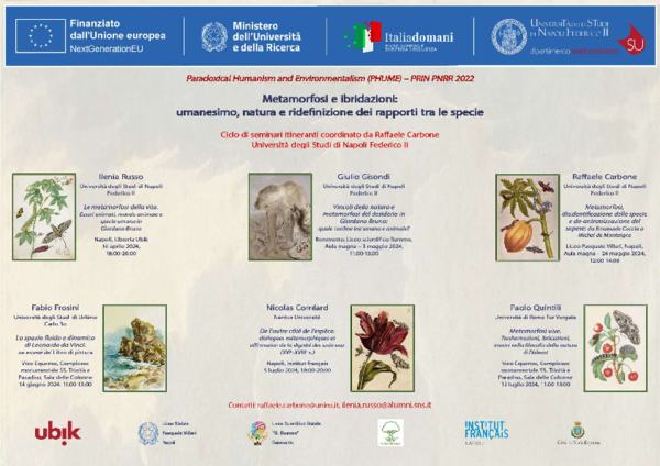 First page of “Metamorfosi e ibridazioni:  umanesimo, natura e ridefinizione dei rapporti tra le specie”