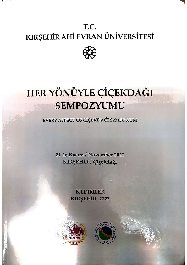 First page of “NEŞET ERTAŞ TÜRKÜLERİNDEKİ ESKATOLOJİK TEMALARIN FENOMENOLOJİK AÇIDAN ANALİZİ”